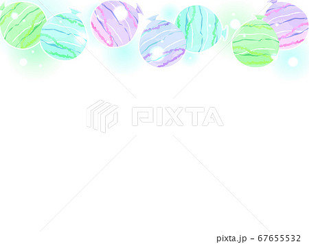 水風船のイラスト素材