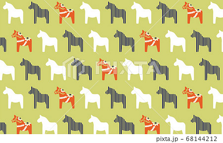 動物 馬 ポニー かわいいのイラスト素材