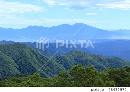 八ヶ岳連山の写真素材