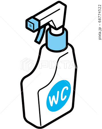 トイレ掃除のイラスト素材 トイレ掃除のイラスト素材