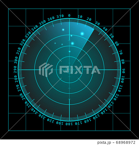 レーダーのイラスト素材