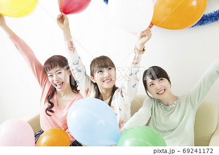 パーティの写真素材