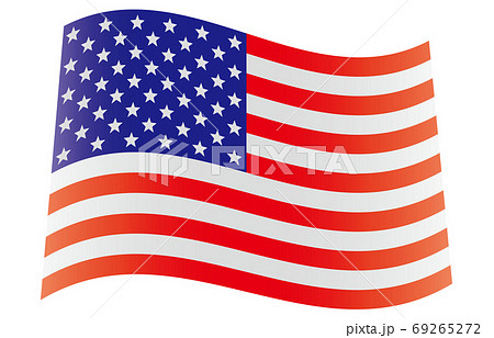 アメリカ国旗のイラスト素材集 Pixta ピクスタ