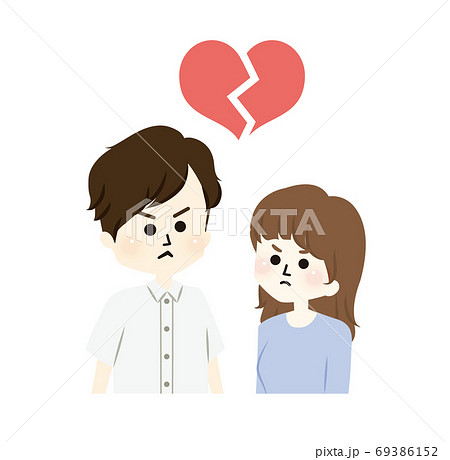 別れるのイラスト素材