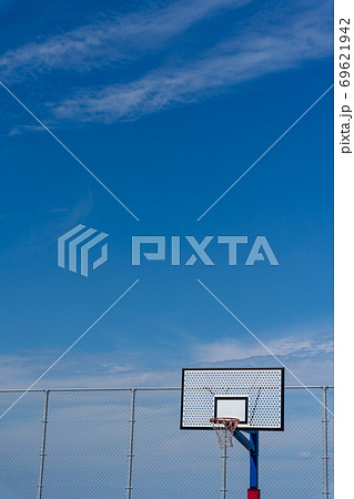 ストリートバスケの写真素材