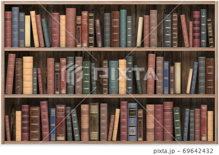 棚 図書館 背景 イラストの写真素材 棚 図書館 背景 イラストの写真素材