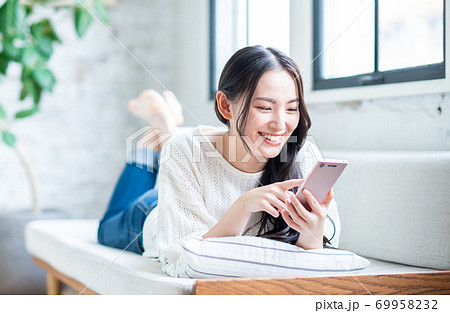 携帯の写真素材