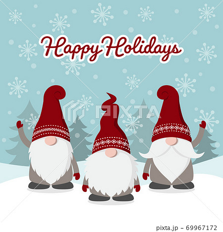 雪の妖精のイラスト素材