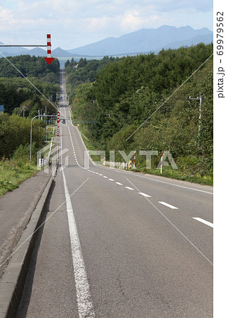 ミルクロード 北海道の写真素材