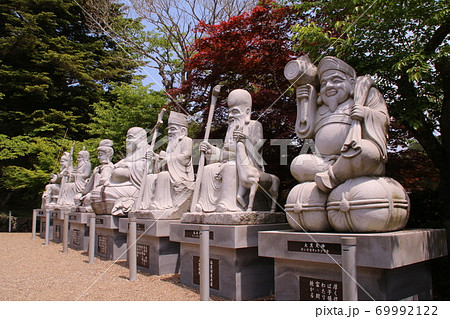 恵比寿様 恵比寿 七福神 石像の写真素材 - PIXTA