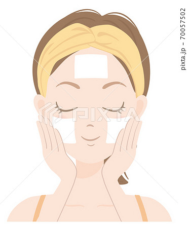 ローションパックのイラスト素材