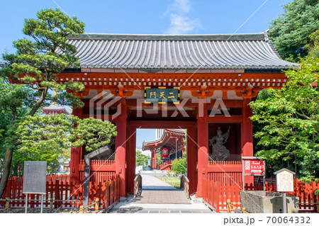 浅草寺二天門の写真素材