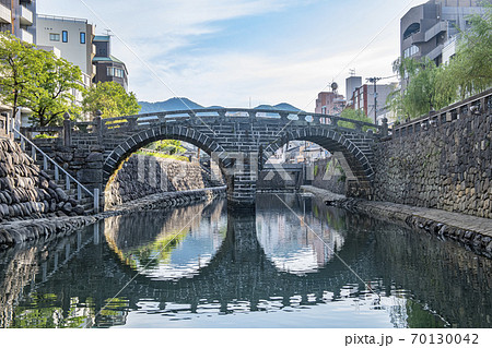 眼鏡橋の写真素材