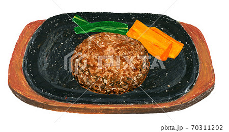 ハンバーグのイラスト素材集 ピクスタ