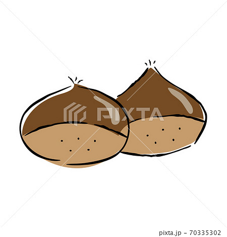 栗のイラスト素材集 ピクスタ