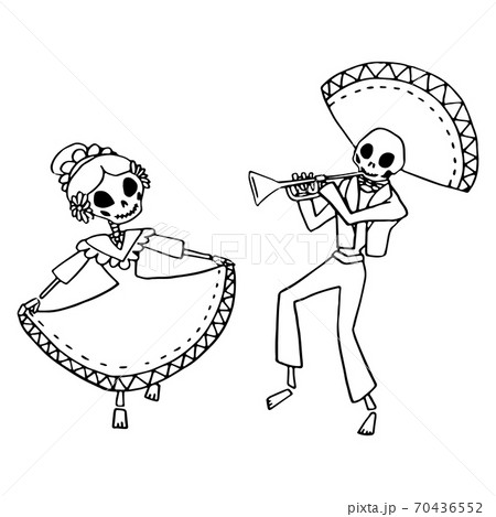 スペイン語 米国 マリアッチ メキシコ人のイラスト素材