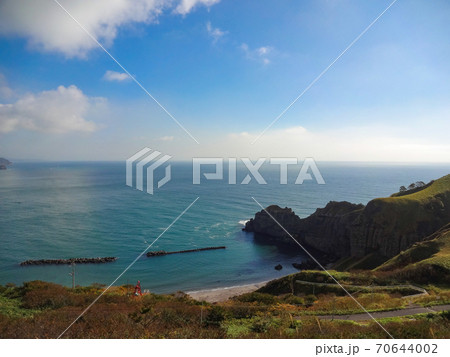 トッカリショ展望台からの眺望 北海道室蘭市 の写真素材