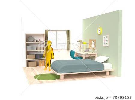 子供部屋のイラスト素材集 ピクスタ