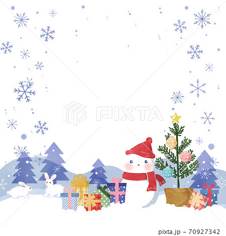 雪原のイラスト素材