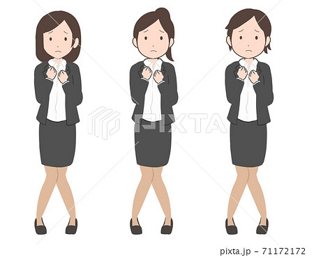内股 女性の写真素材 内股 女性の写真素材