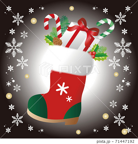 ブーツ クリスマスブーツ クリスマス 長靴のイラスト素材 ブーツ クリスマスブーツ クリスマス 長靴のイラスト素材