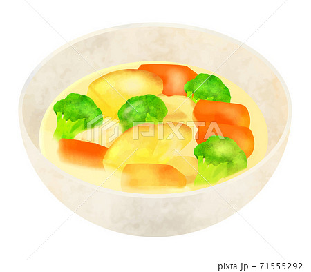 クリームシチューのイラスト素材