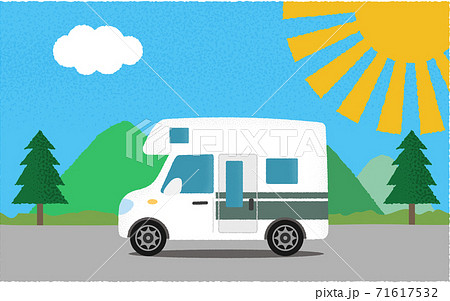 キャンピングカーのイラスト素材集 ピクスタ