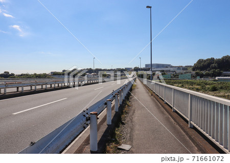 新昭和橋の写真素材