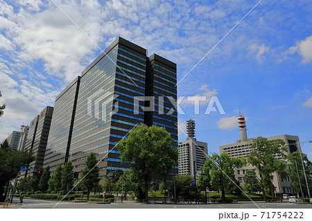 祝田橋交差点の写真素材