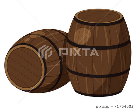 ワイン樽のイラスト素材