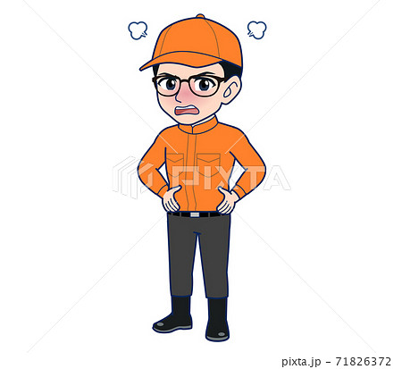 工場作業員のイラスト素材