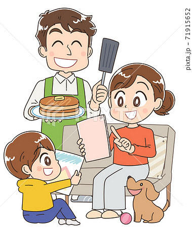 家族団らんのイラスト素材集 ピクスタ