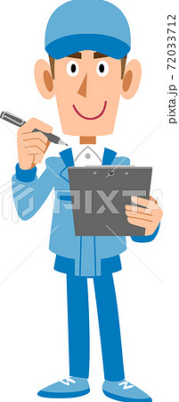 作業者 ベクター 工場 検査のイラスト素材