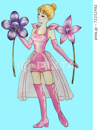 オーキッド 花のイラスト素材