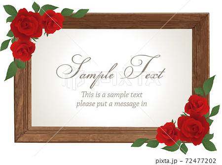 花 フレーム バラ コーナーのイラスト素材 - PIXTA