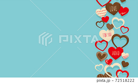 ハート メッセージ メッセージカード 手書きの写真素材