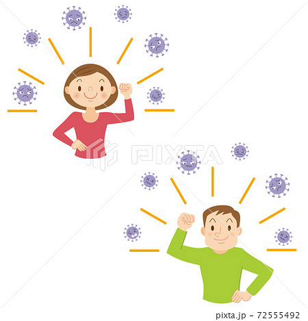 吹き飛ばすのイラスト素材