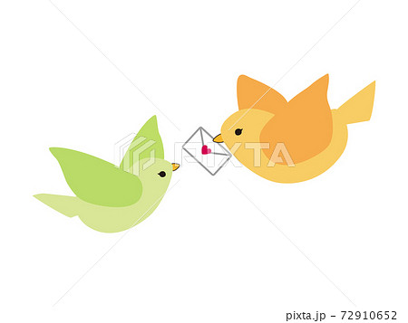 鳥の夫婦のイラスト素材 - PIXTA
