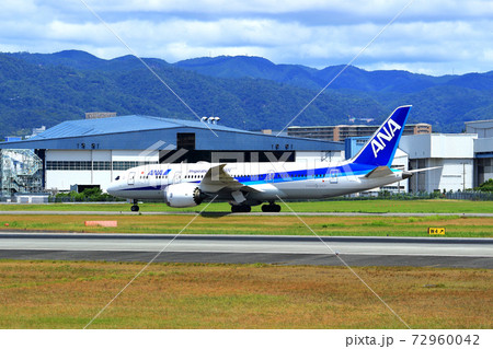 Ana 飛行機の写真素材