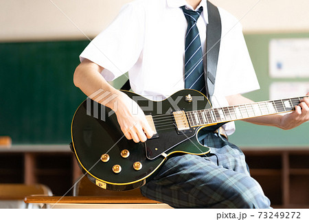 軽音楽部の写真素材