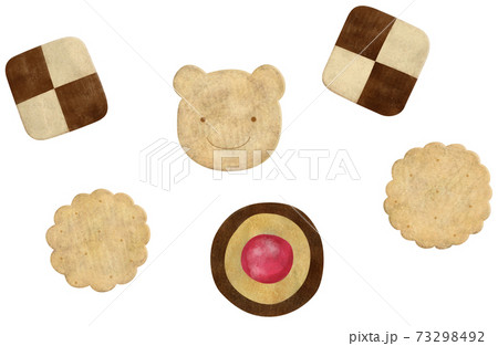 クッキー ビスケットのイラスト素材集 ピクスタ