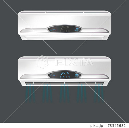 空中ディスプレイのイラスト素材