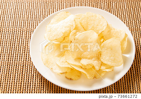 ポテトチップの写真素材