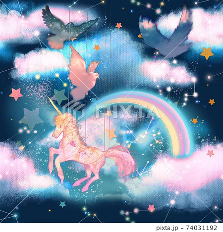 春夏新作モデル ユニコーンとペガサスグラス水色 その他 Skogselskapet No