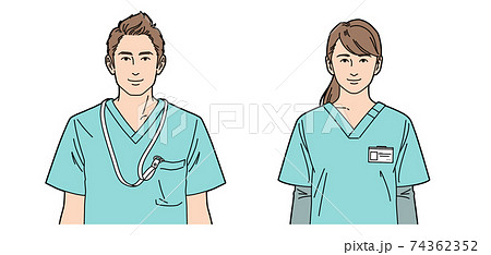 看護師 笑顔のイラスト素材 看護師 笑顔のイラスト素材