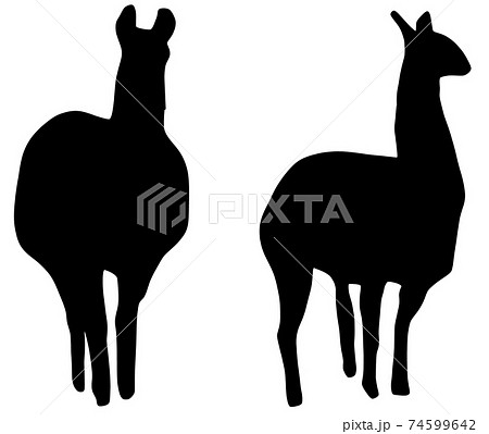 ラグ・カーペット・マット アルパカ製動物シルエット ファーラグ