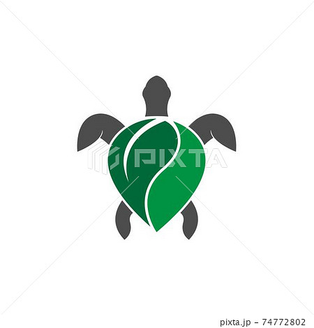 Turtle Logo Icon Vector Template Illustration のイラスト素材