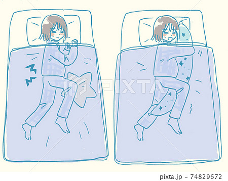 シムス位のイラスト素材