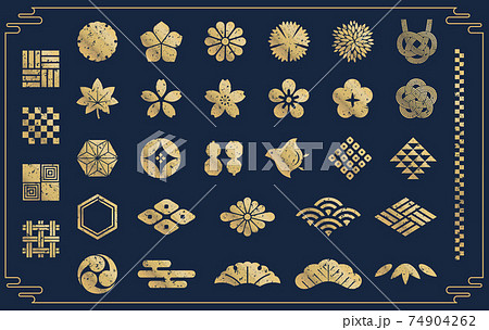 和柄素材集のイラスト素材