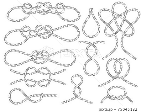 紐のイラスト素材